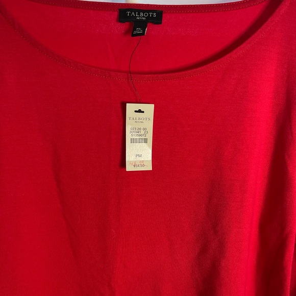 Talbots Petite Medium Blouse. NWT - Picture 3 of 7